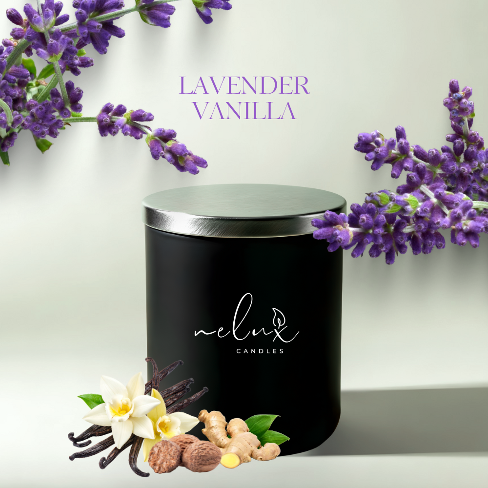 Lavender Vanilla Nelux candle